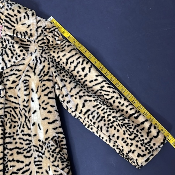 Vintage 60s Animal Print Fur Coat - Picture 13 of 17